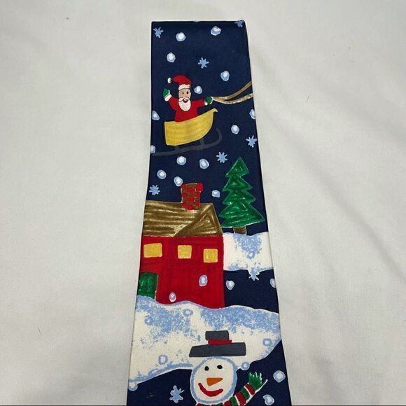 2/$10 Save the Children Men’s Christmas Tie - Picture 3 of 6